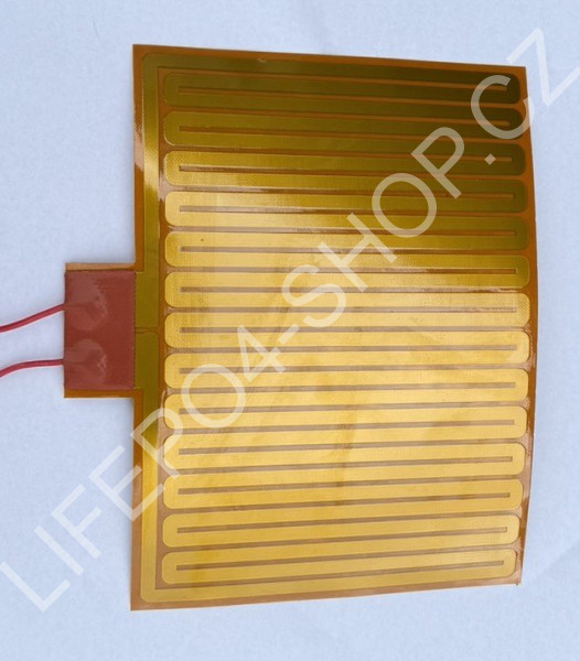 Vyhřívací film pro ohřev baterie 174x125 mm  12V/15W (1)